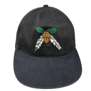 Jackson Casino Acorn Fitted Hat Black One Size Embroidered Flexfit